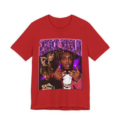 Juice WRLD Unisex Jersey Tee - Retro Graphic T-Shirt for Music Fans
