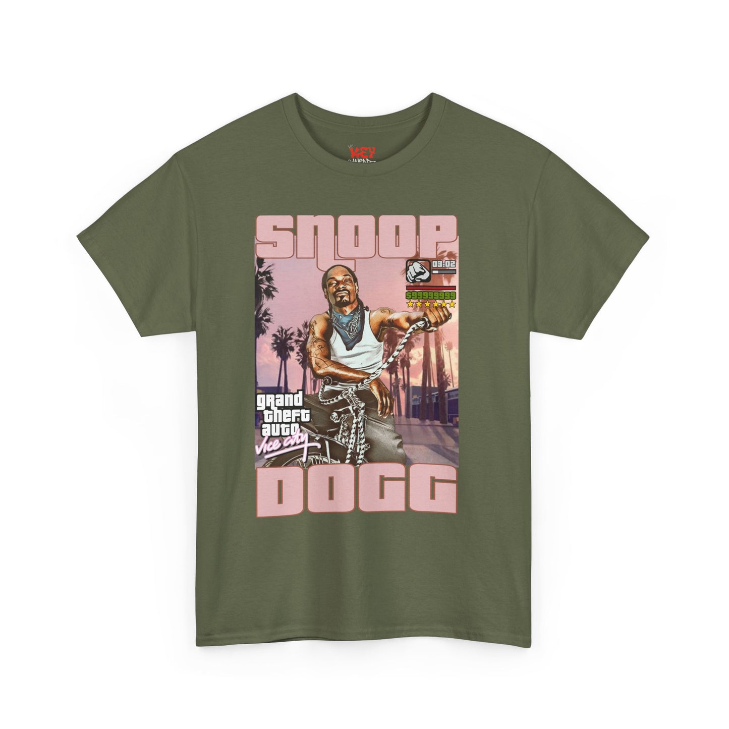 Snoop Retro Pink Hip-Hop Poster Tee
