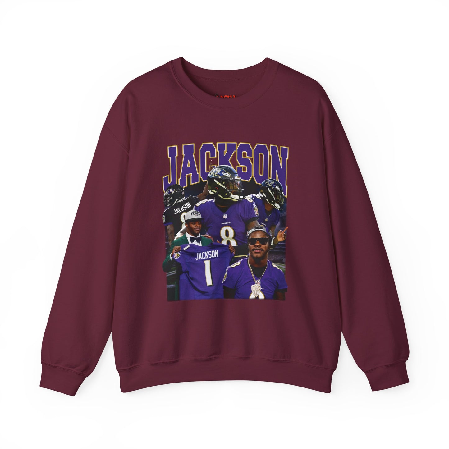 Lamar Jackson Graphic Crewneck Sweatshirt | Cozy Sports Apparel | Unisex Casual Wear | Perfect for Game Day, Gifts, Stylish & Comfy Sweatshirt