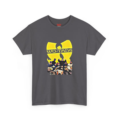 Wu-Tang Clan Logo Photo Tee — Yellow Icon Graphic T-Shirt