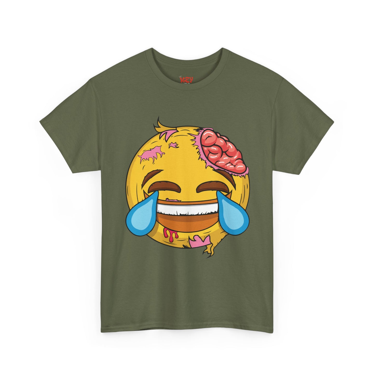 Zombie Laughing Emoji T‑Shirt