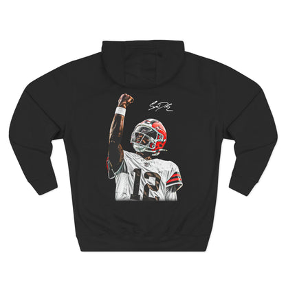 # 12 Sanders Sporty Fleece Hoodie for Fans - "Unlock Yourself" Design