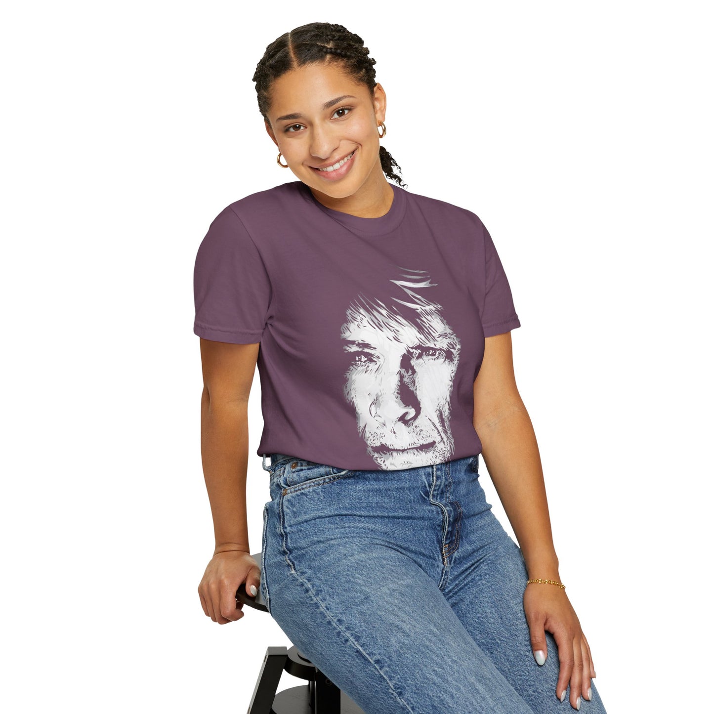 Vintage Rock Portrait T-Shirt — Bon Jovi Graphic Tee