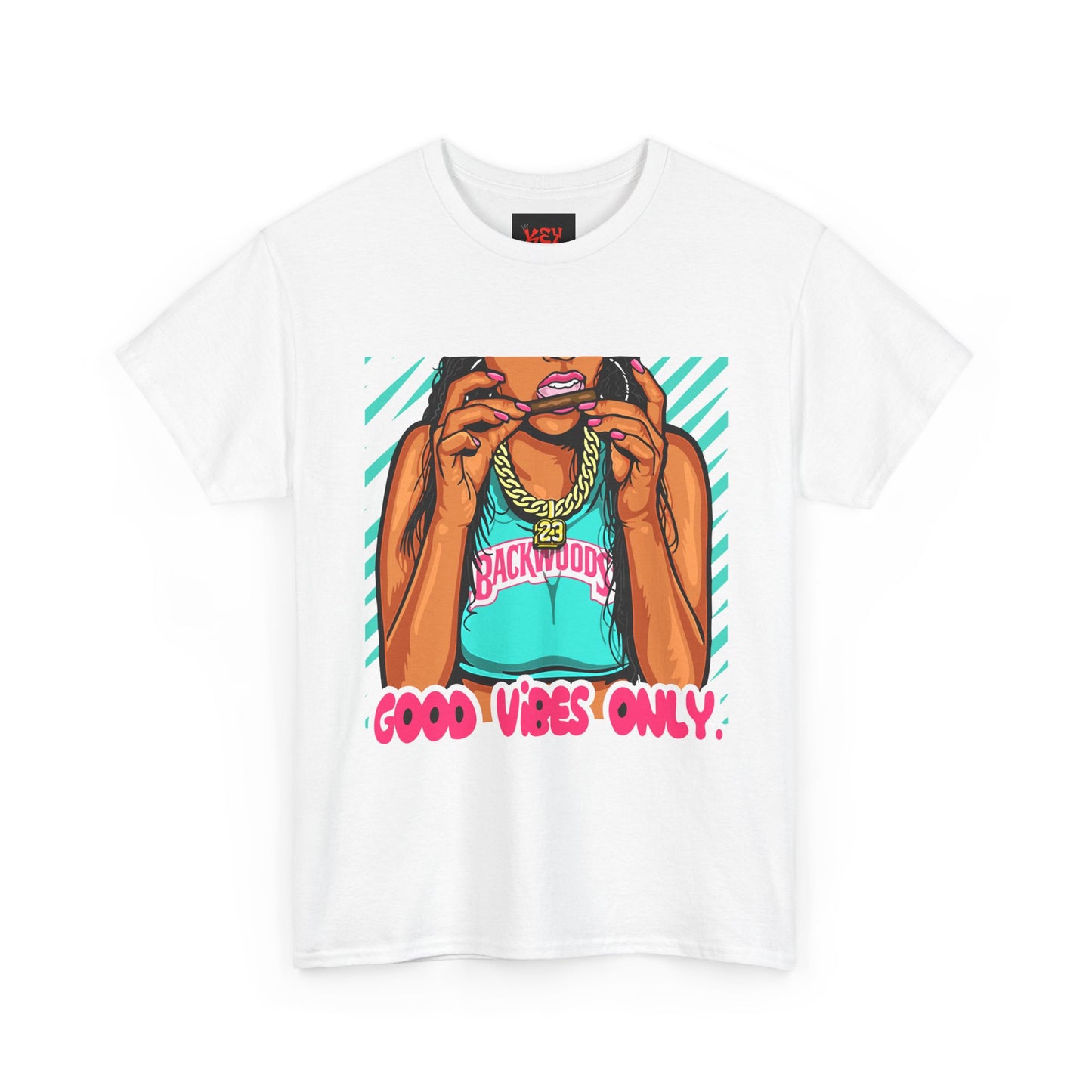 Good Vibes Only Tee — Retro Pop Art Graphic T-Shirt