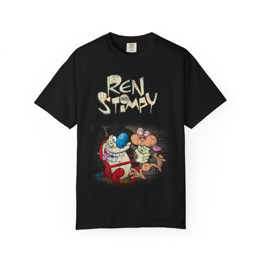 Ren & Stimpy Vintage Cartoon Graphic T-Shirt
