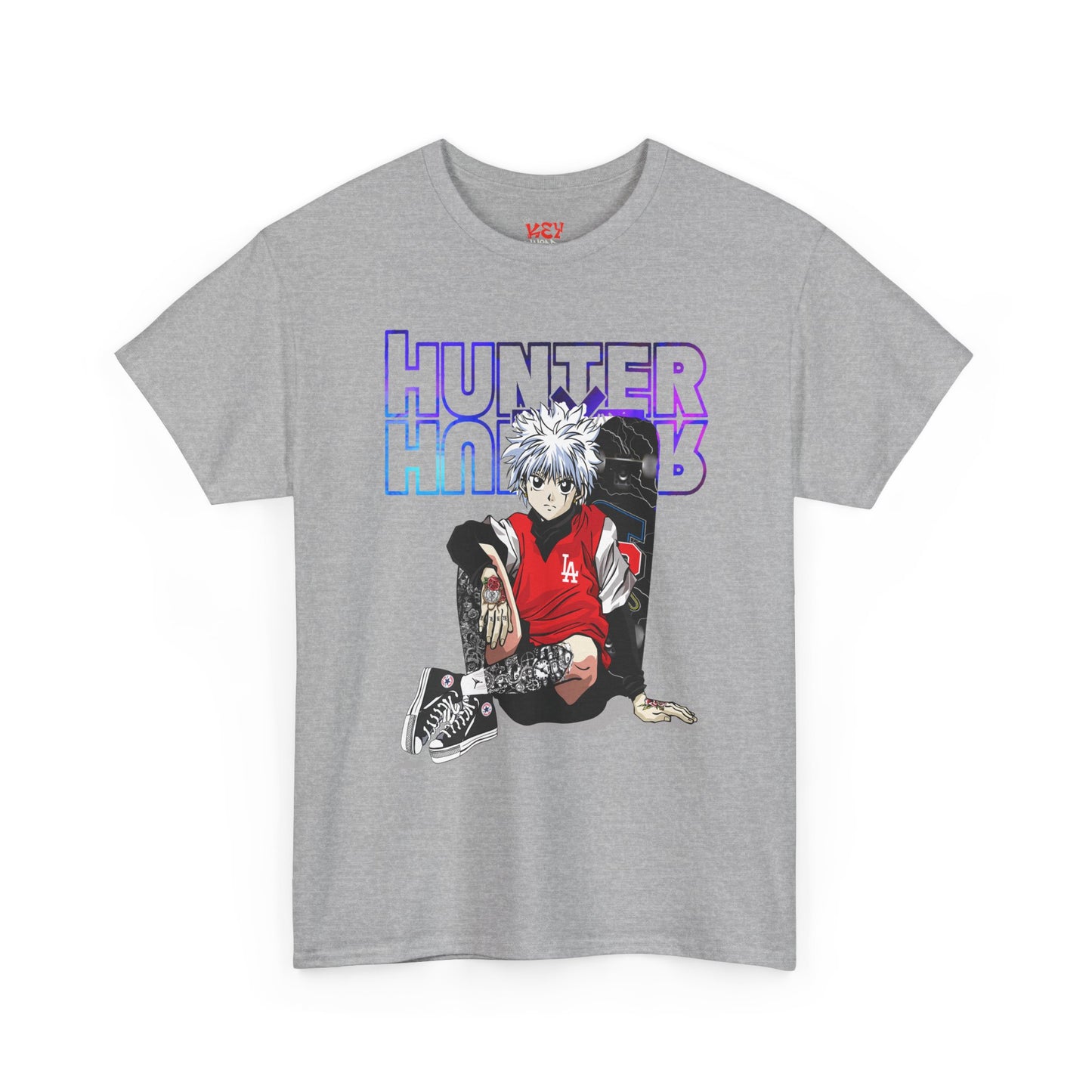Hunter x Hunter Unisex Heavy Cotton Tee - Anime Graphic Tee