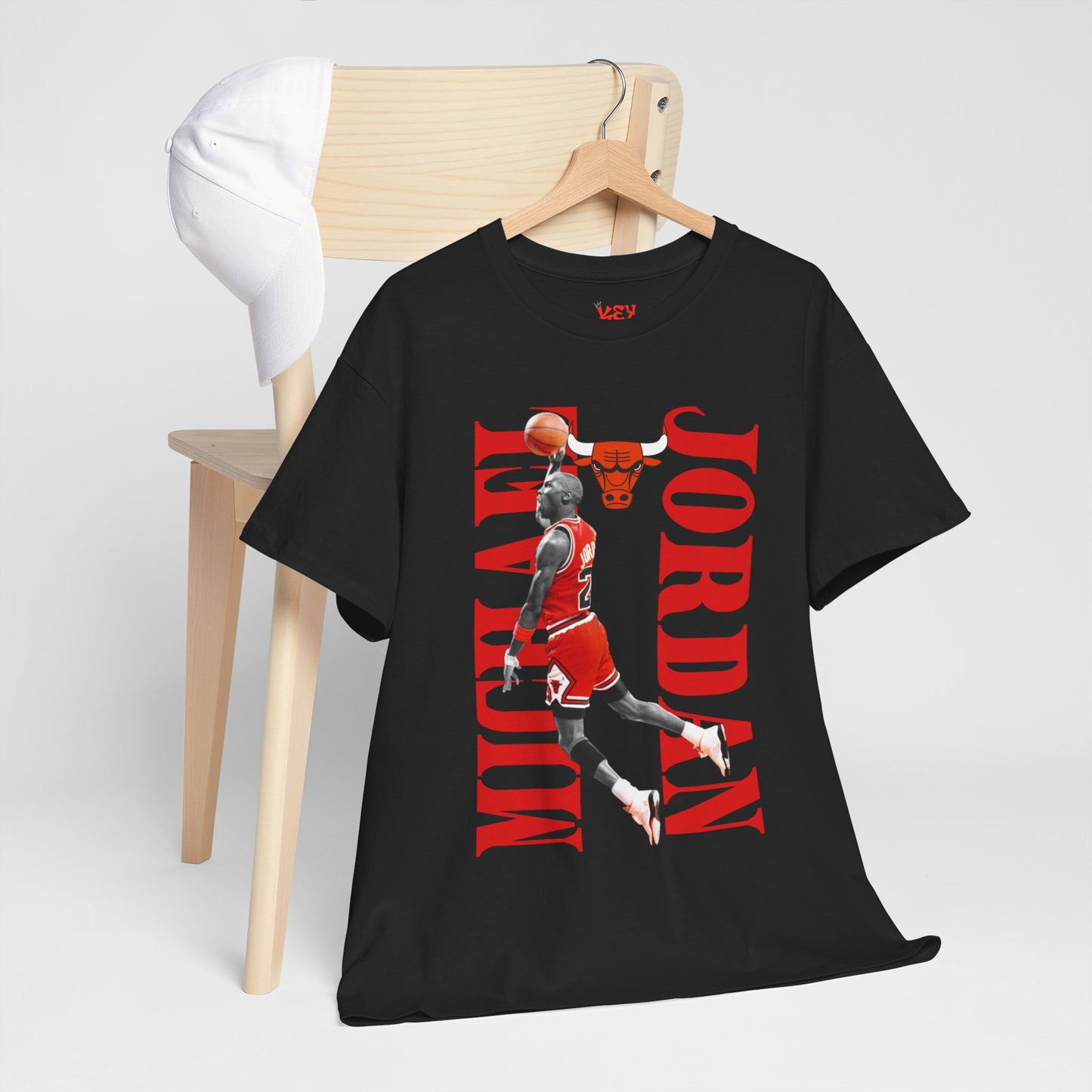 Michael Jordan Unisex Heavy Cotton Tee - Classic Basketball Style