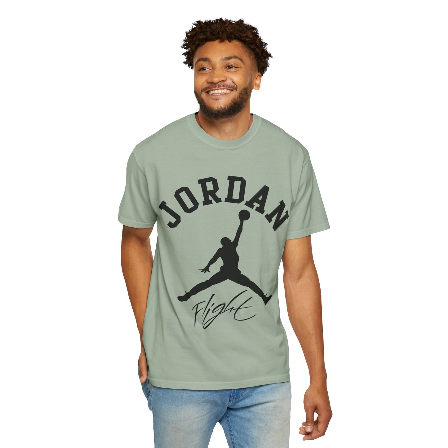 Jordan Flight T‑Shirt — Retro Basketball Logo Tee