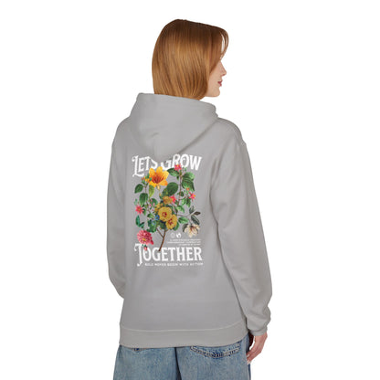 Lets Grow Together Floral Hoodie