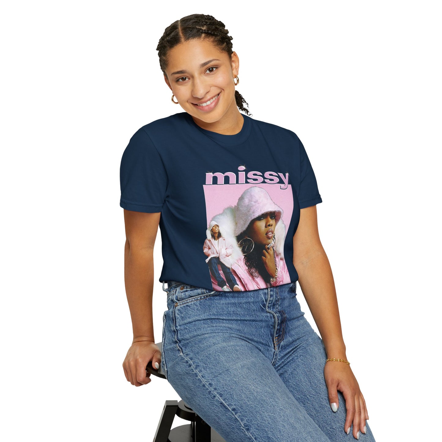 Missy Elliot Graphic T-shirt Portrait