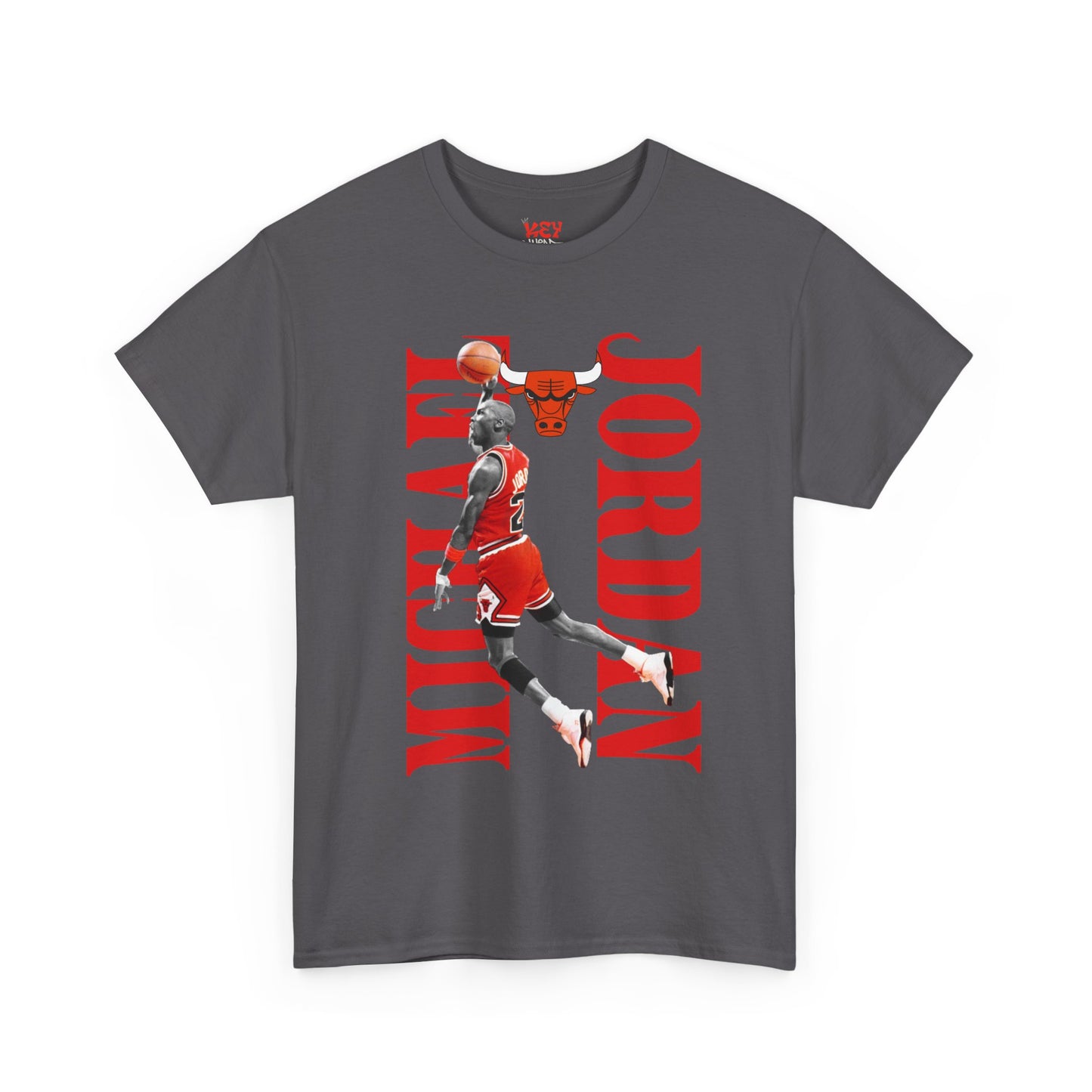 Michael Jordan Unisex Heavy Cotton Tee - Classic Basketball Style