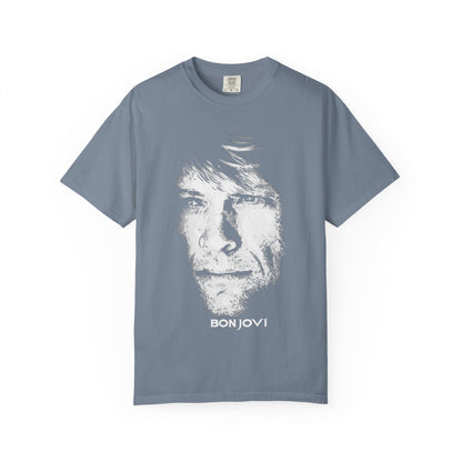 Vintage Rock Portrait T-Shirt — Bon Jovi Graphic Tee