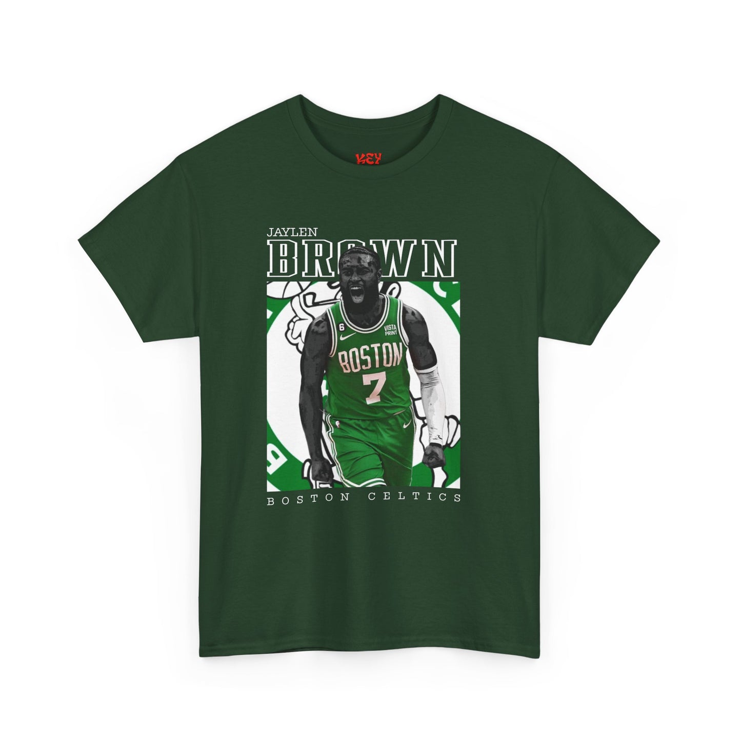 Jaylen Brown Boston Celtics Graphic Tee — NBA Player Basketball Fan Shirt