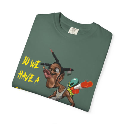 Don’t Be a Menace Graphic T-Shirt — “Do We Have a Problem?” Urban Cartoon Streetwear