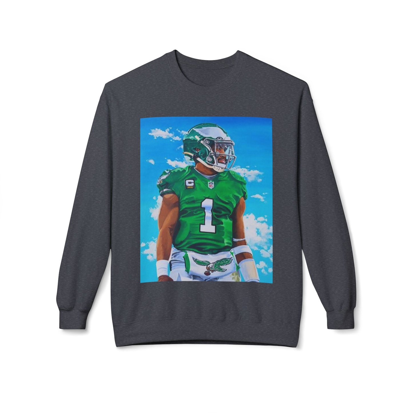 Jalen Hurts Athletic Art Fleece Crewneck Sweatshirt