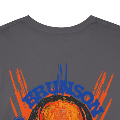 Brunson #11' Retro Portrait Basketball T-Shirt