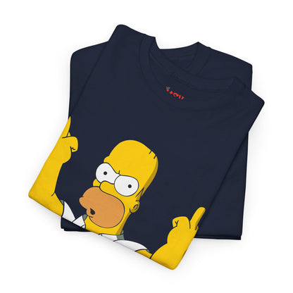 Homer Double Middle Fingers T-shirt