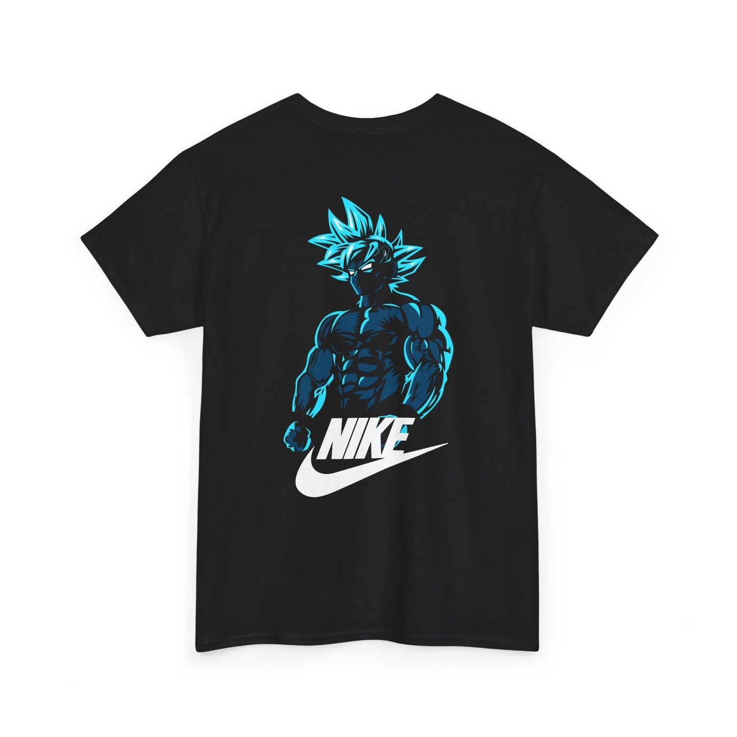 Neon Anime Goku with Nike Swoosh