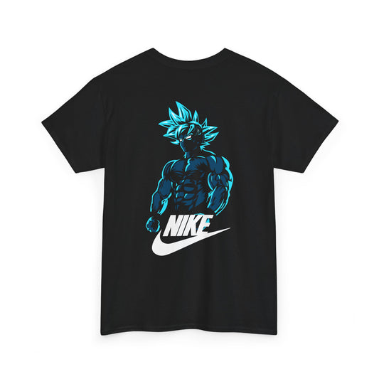 Neon Anime Goku with Nike Swoosh