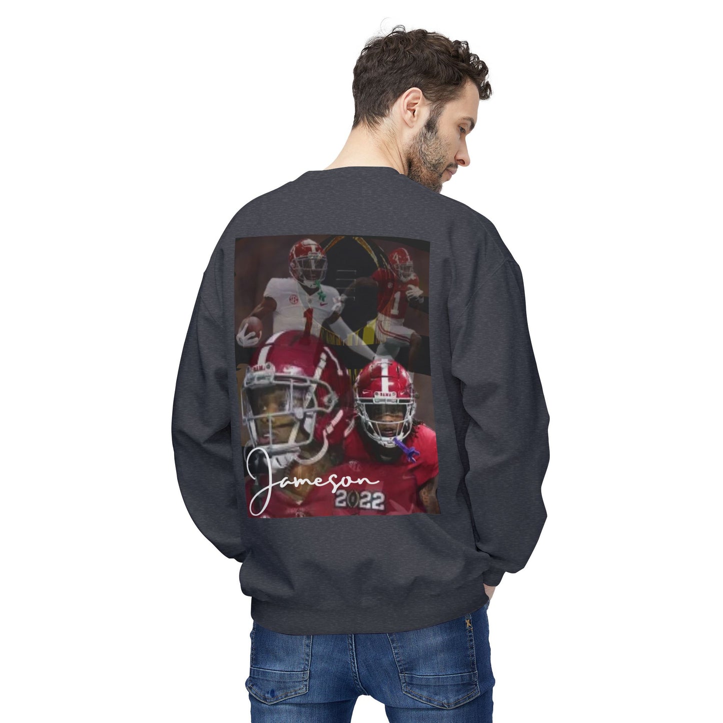 Jameson Alabama Crimson Tide Custom Fleece Sweatshirt - KeyWear Graphic Edition