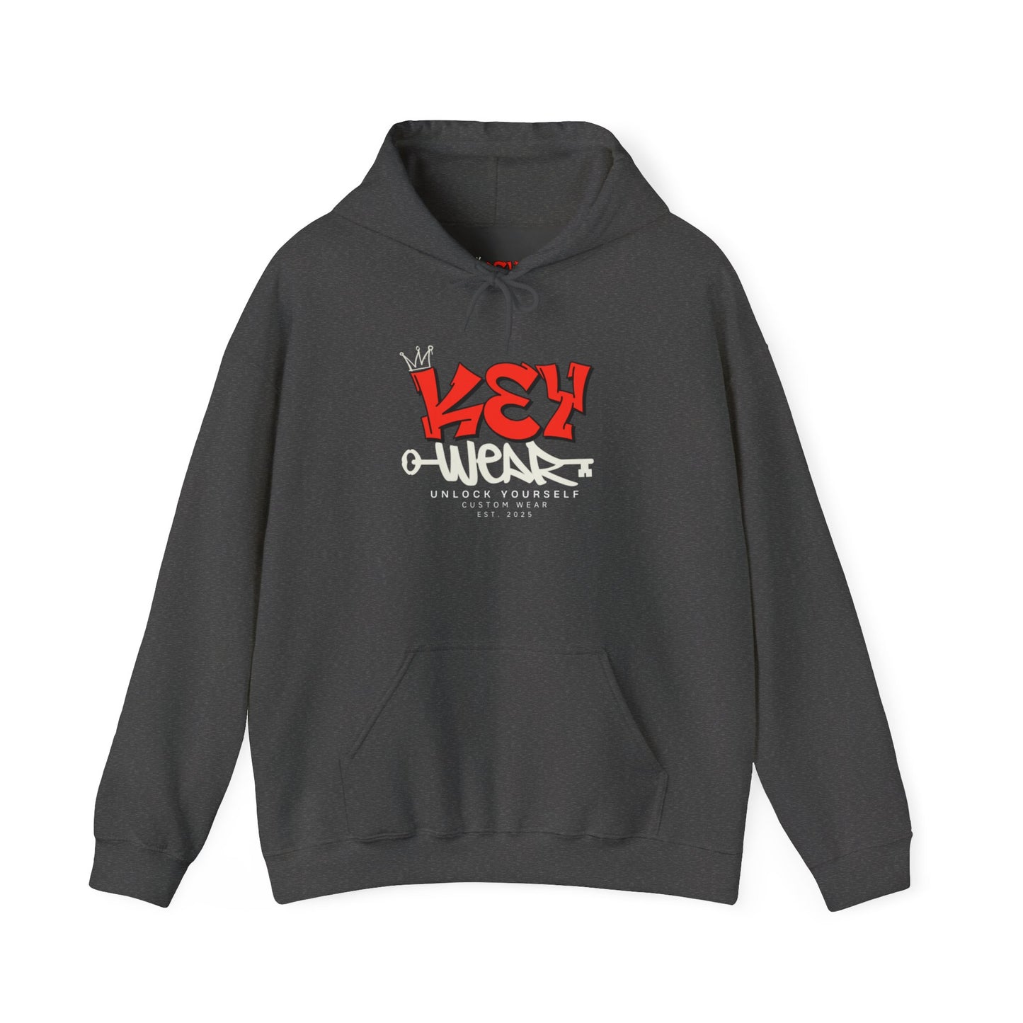 Graffiti Style Unisex Hoodie - KeyWear, Streetwear, Cozy Fashion, Urban Style