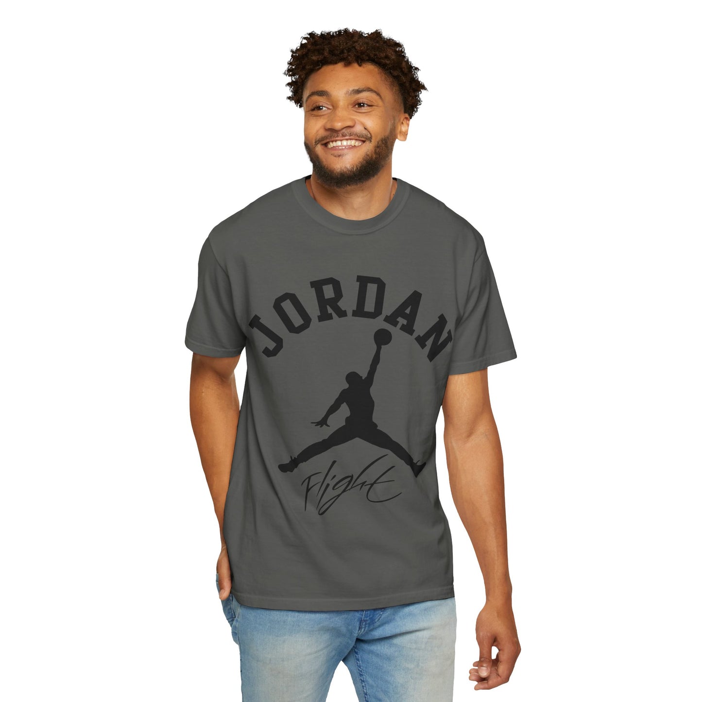 Jordan Flight T‑Shirt — Retro Basketball Logo Tee