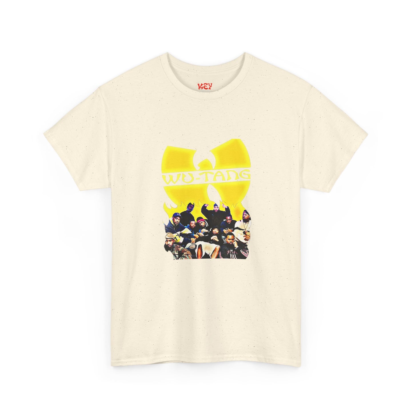 Wu-Tang Clan Logo Photo Tee — Yellow Icon Graphic T-Shirt