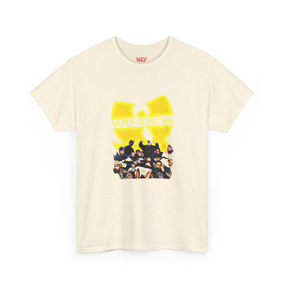 Wu-Tang Clan Logo Photo Tee — Yellow Icon Graphic T-Shirt