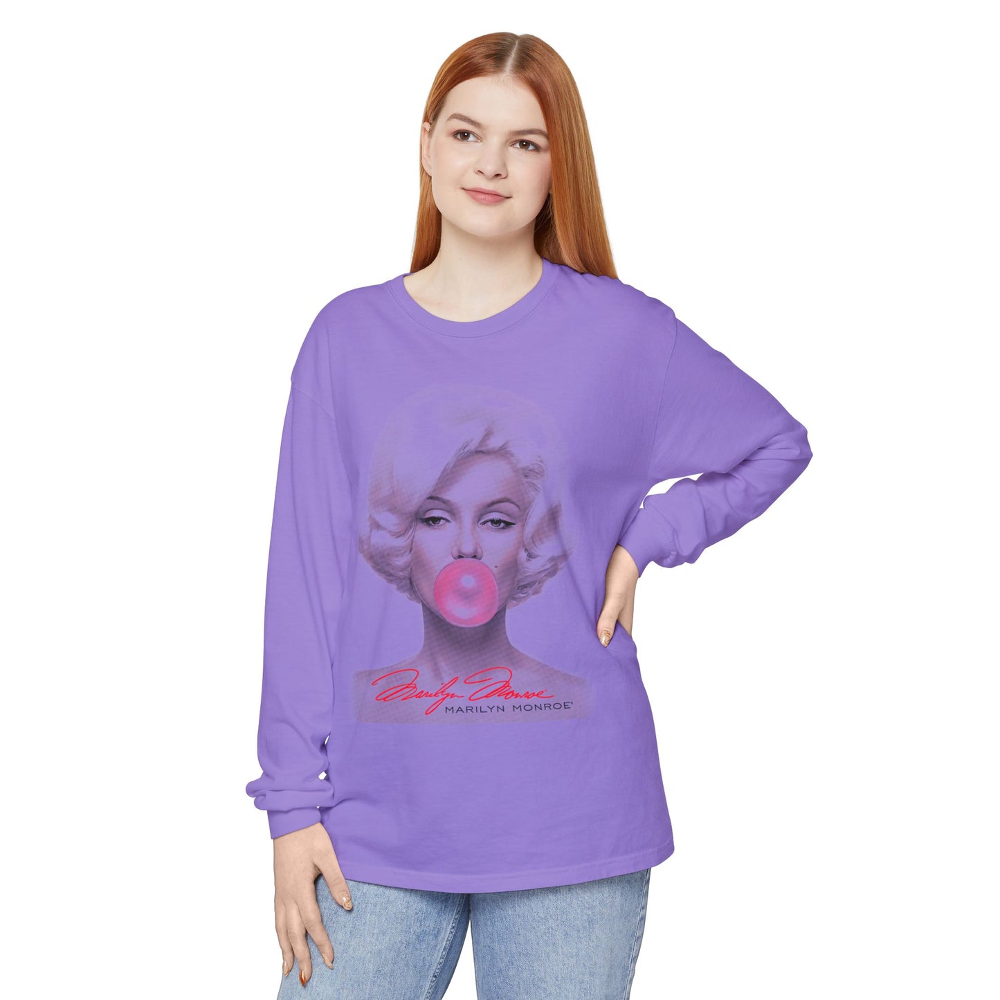 Monroe Bubble Gum Long Sleeve T-shirt