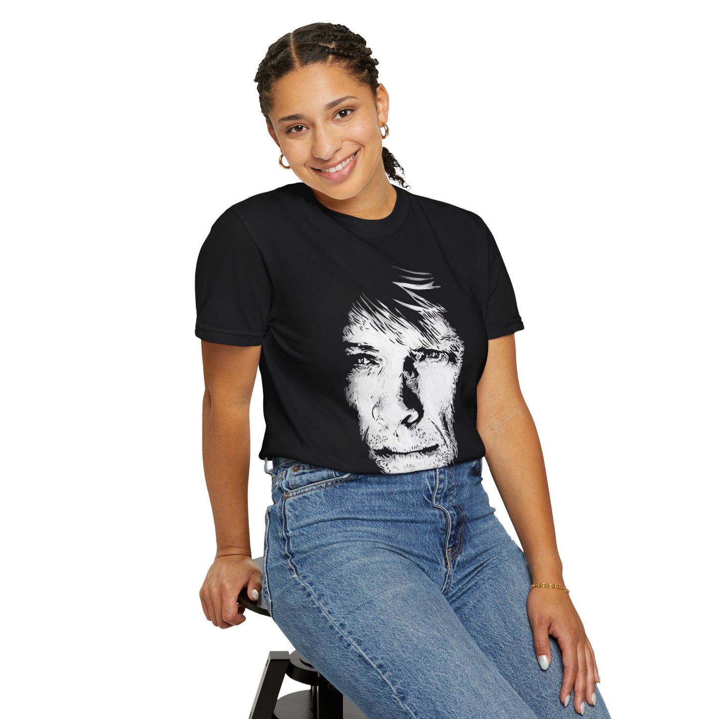 Vintage Rock Portrait T-Shirt — Bon Jovi Graphic Tee