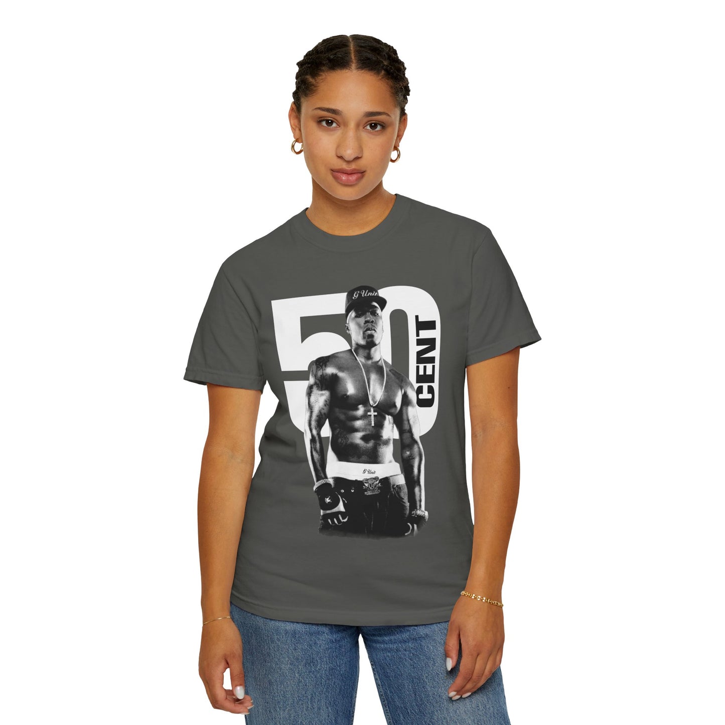 Retro 50 Cent Graphic T-shirt