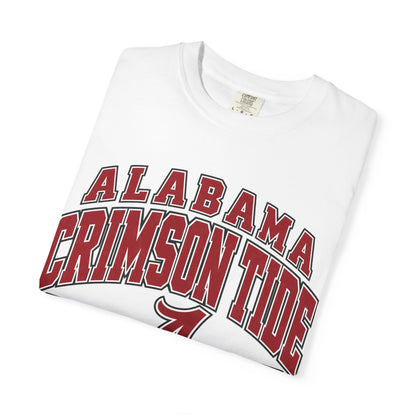 Alabama Crimson Tide Graphic T-Shirt — Vintage Collegiate Football Tee