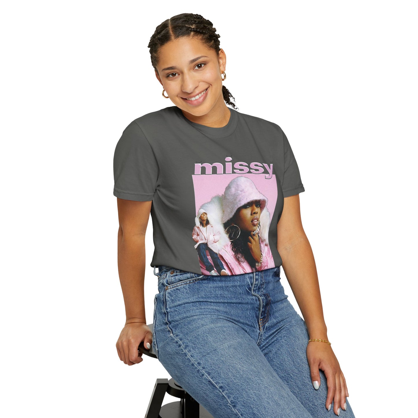 Missy Elliot Graphic T-shirt Portrait