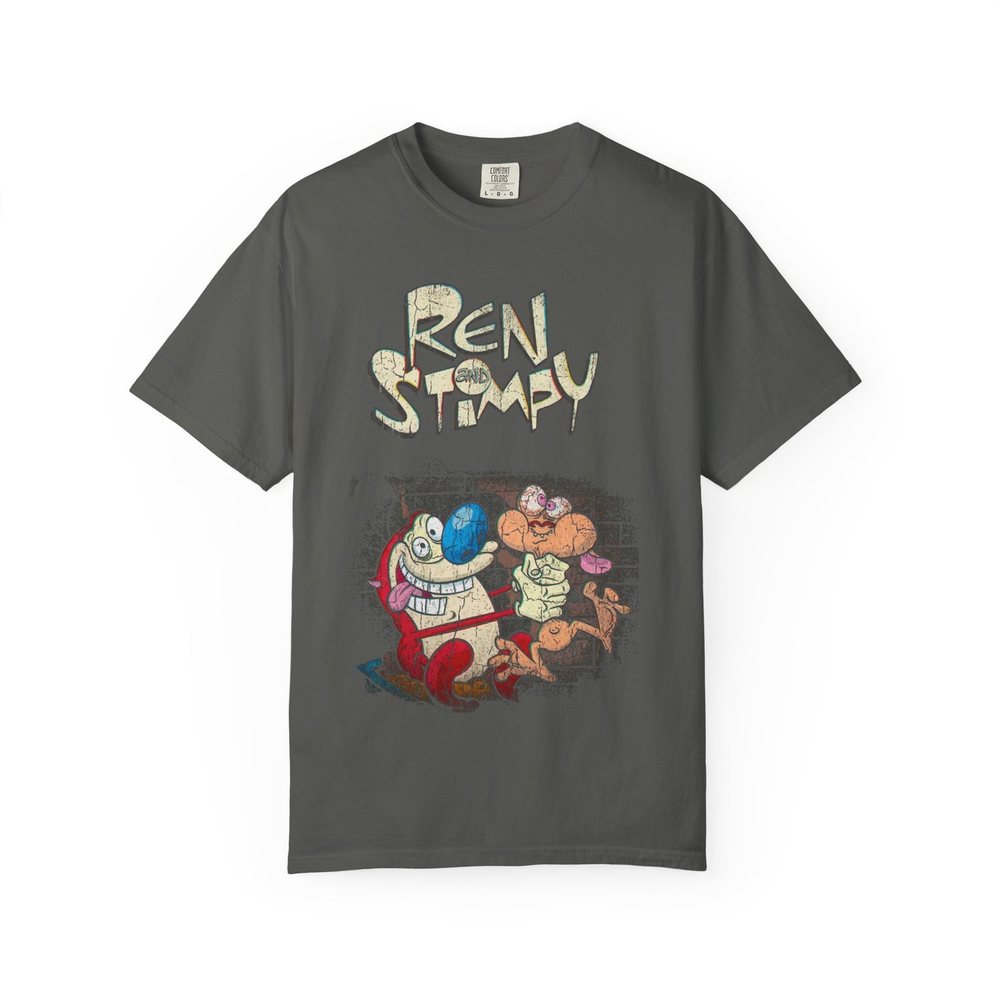 Ren & Stimpy Vintage Cartoon Graphic T-Shirt