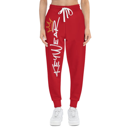 KeyWear Red Athletic Joggers