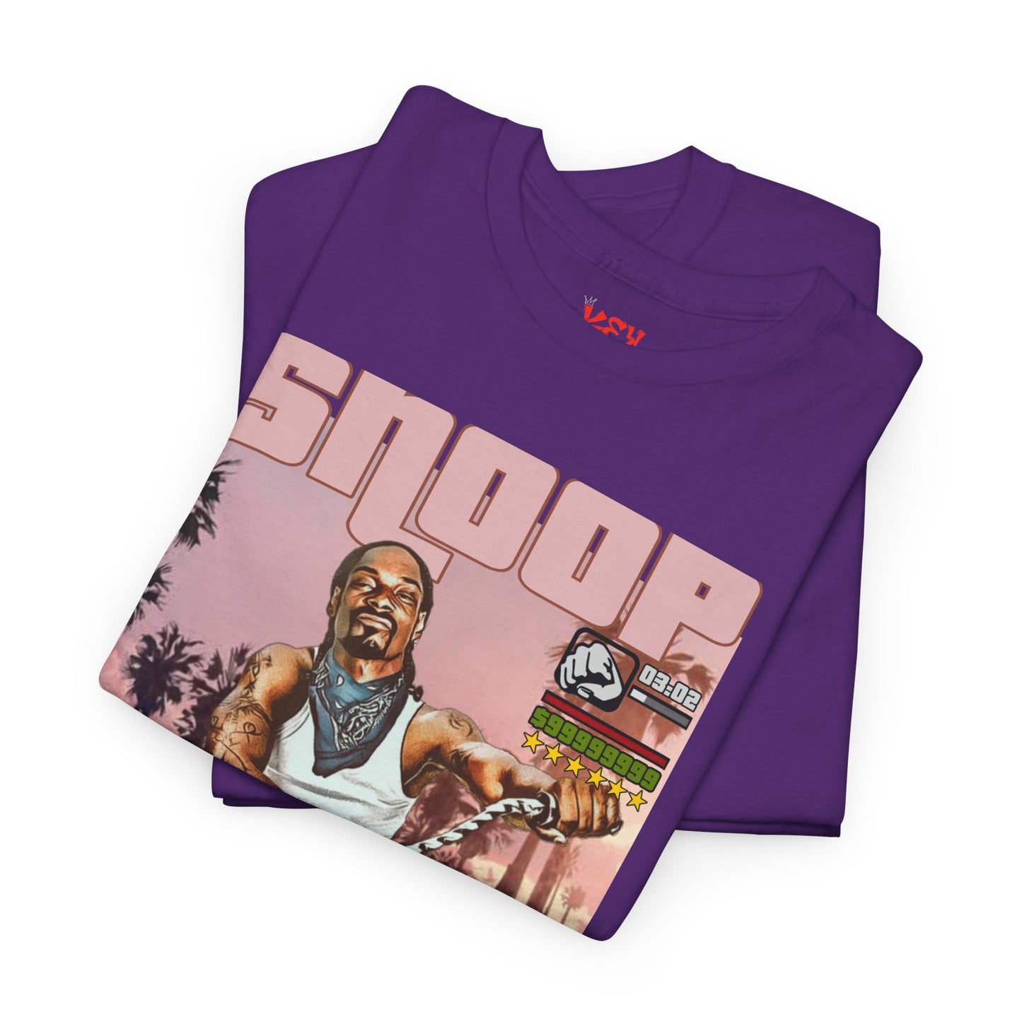 Snoop Retro Pink Hip-Hop Poster Tee