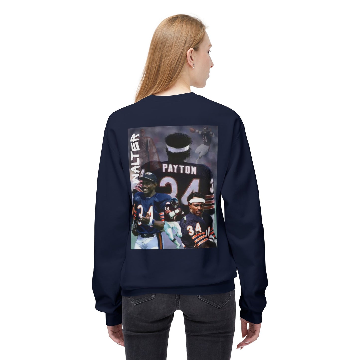 Walter Payton Tribute Crewneck Sweatshirt - Unisex Midweight Fleece