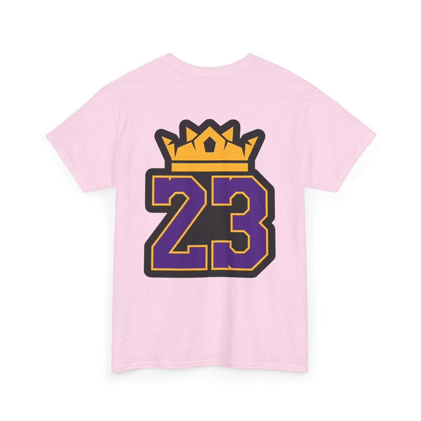 King Crown 23 Tee – Purple & Gold Sports Number Shirt