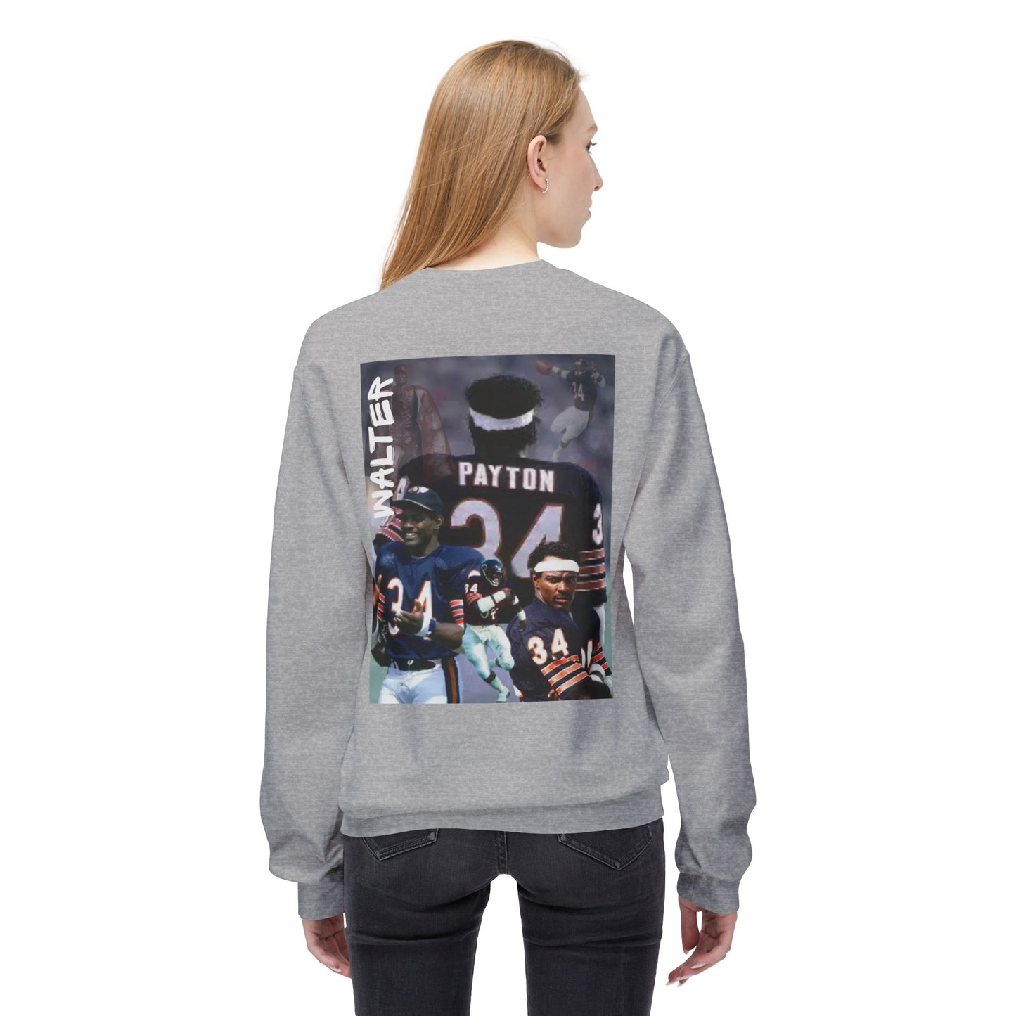 Walter Payton Tribute Crewneck Sweatshirt - Unisex Midweight Fleece