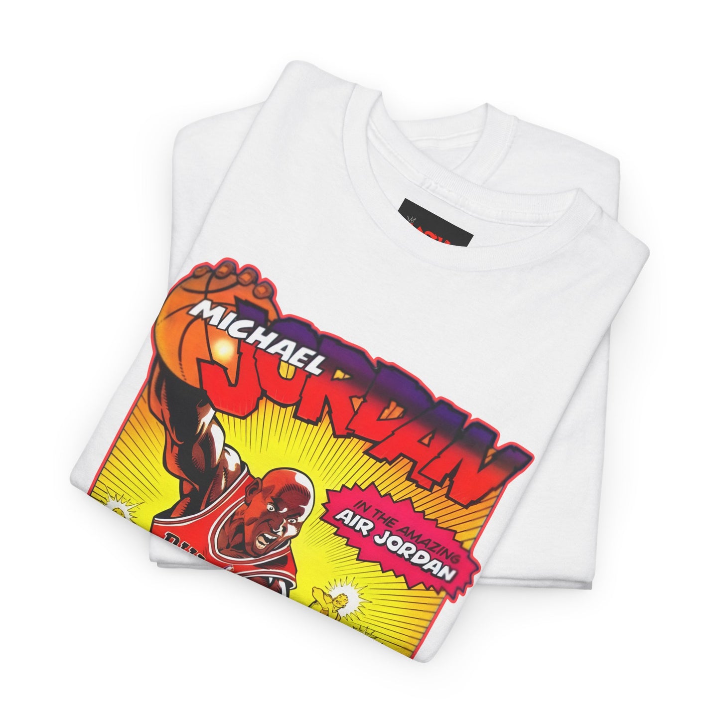 Retro "Michael Air"   Graphic Tee — Comic-Style Jersey Design