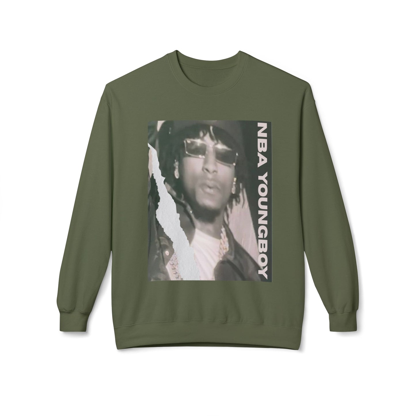YOUNGBOY Vintage Photo Crewneck Sweatshirt — Keywear custom Graphic