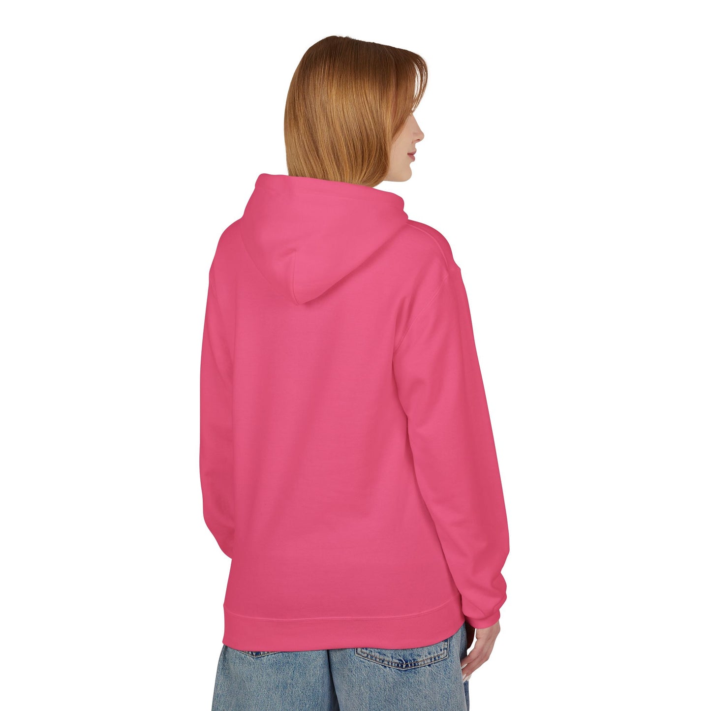 Pink Heart 'Nike' Hoodie — Cute Retro Logo Pullover