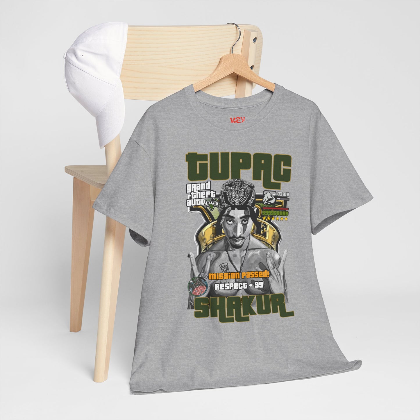 2pac Tribute Unisex Heavy Cotton Tee