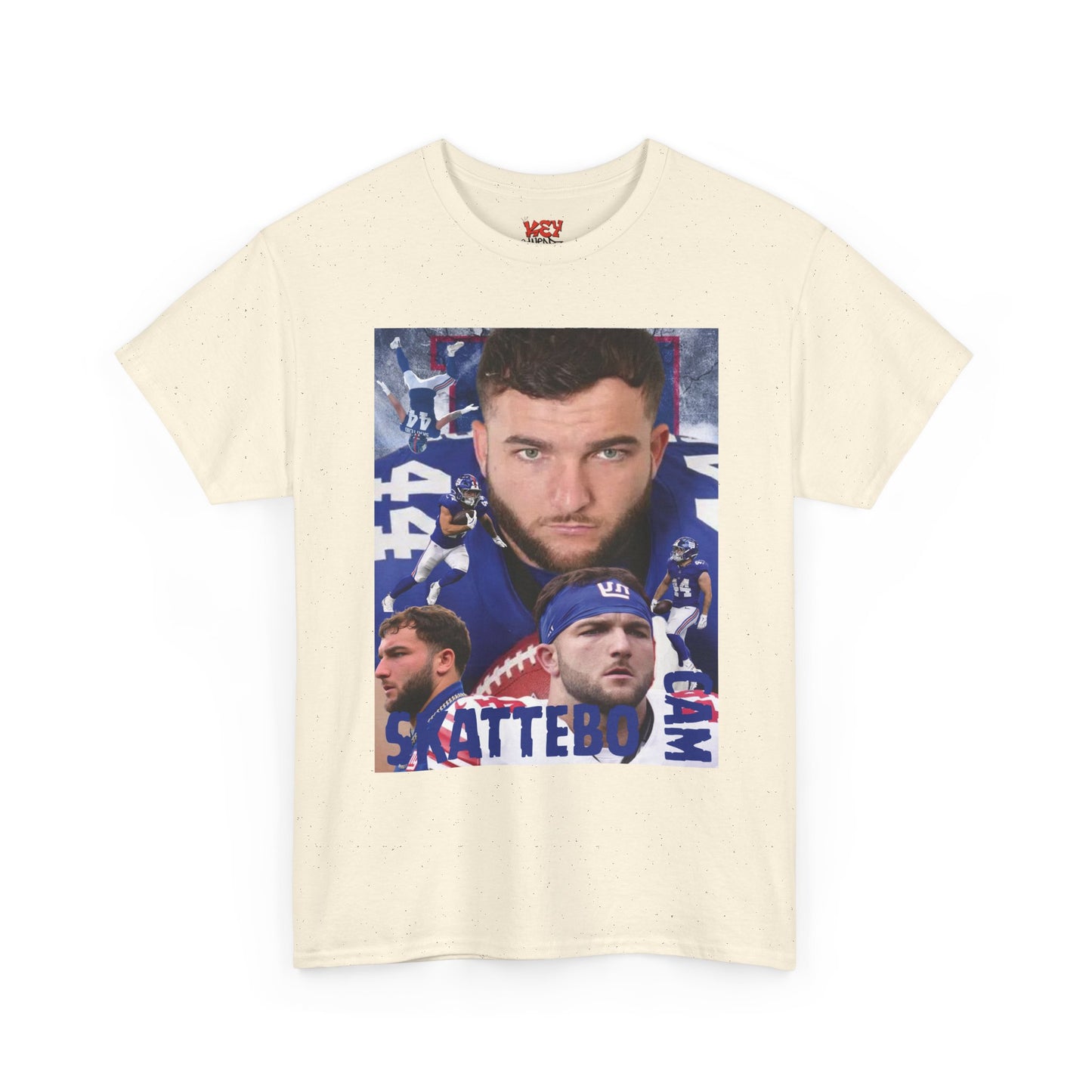 Skatebo Jam Graphic Tee — Retro Collage Skate Portrait T-Shirt