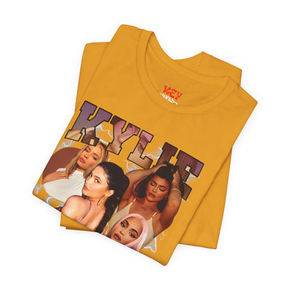 Bootleg Kylie Jenner Graphic Tee — Retro Collage
