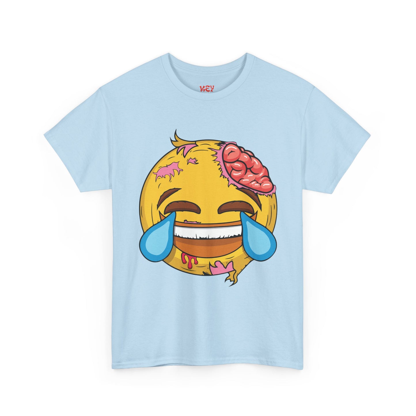 Zombie Laughing Emoji T‑Shirt