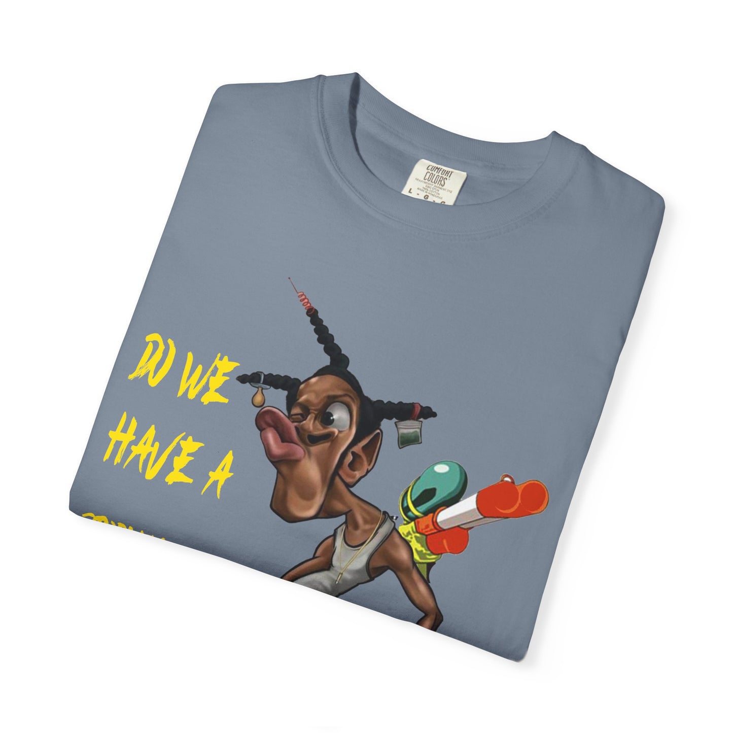 Don’t Be a Menace Graphic T-Shirt — “Do We Have a Problem?” Urban Cartoon Streetwear