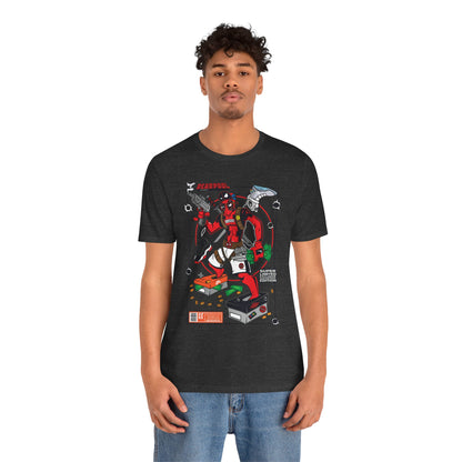 Deadpool Arcade Graphic Tee — Retro Gaming Comic T-Shirt