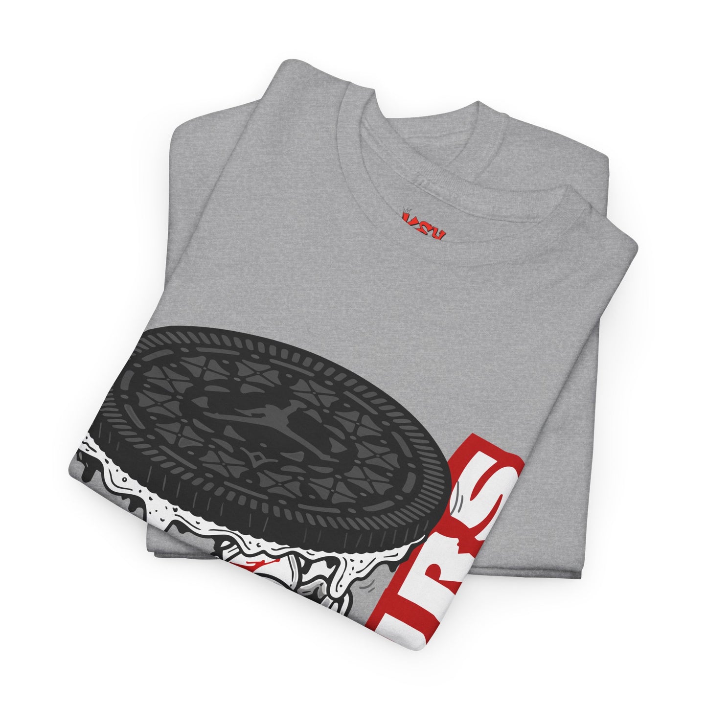 KeyWear Graphic Tee — Oreo Sneaker Sandwich Design ("FOURS")