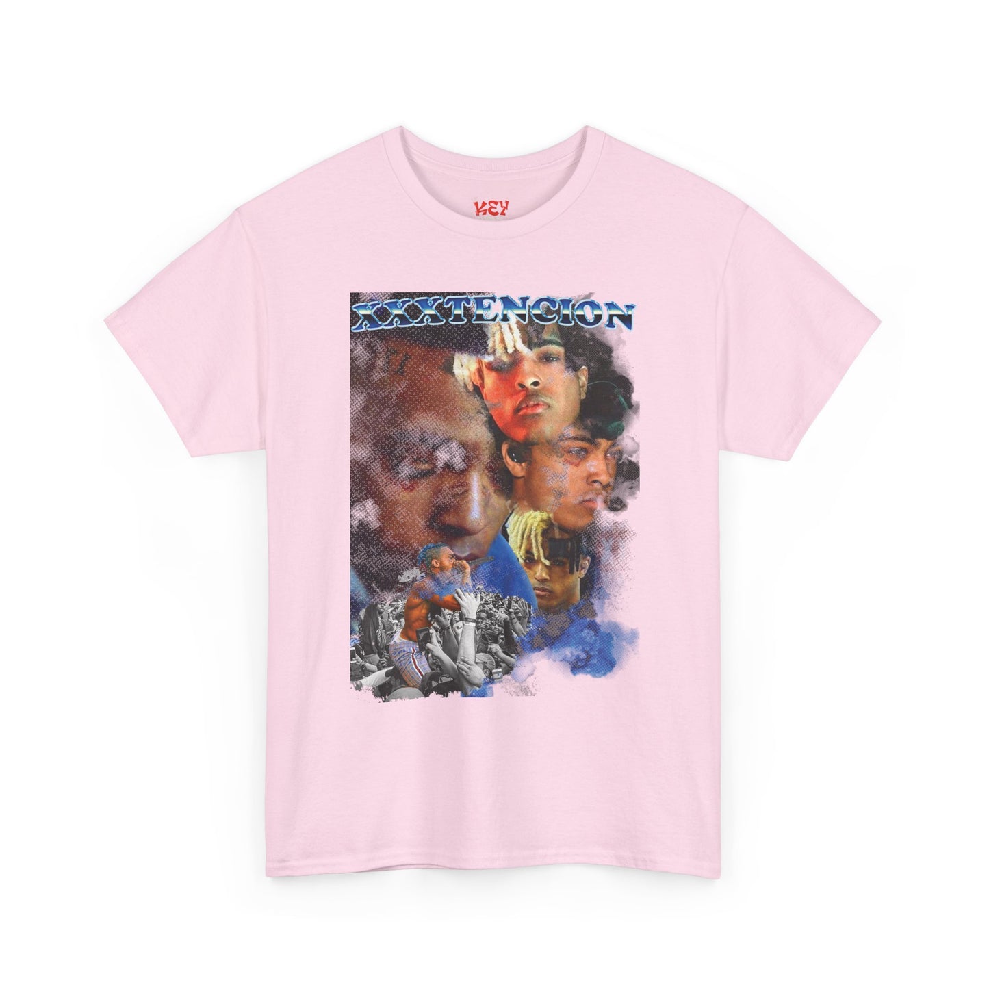 X Graphic Tee - Retro Rap Collage T-Shirt (Portrait Montage Design)